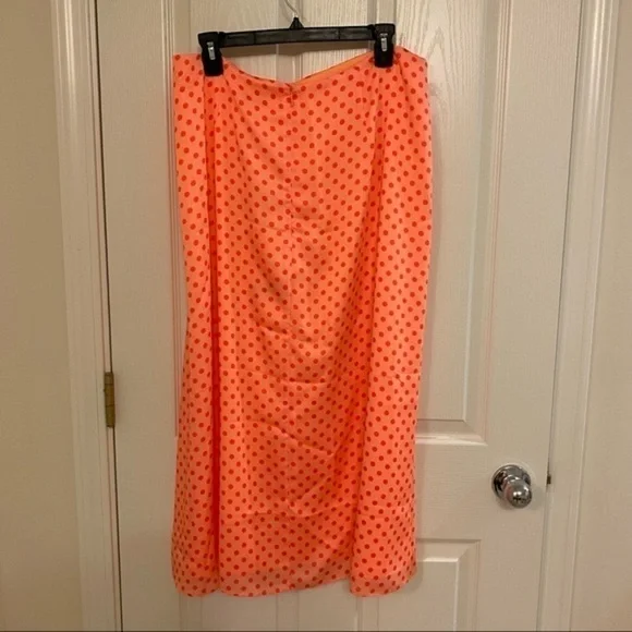 TED BAKER LONDON Tiara Dot Ruched Ruffle Skirt - Picture 6 of 8